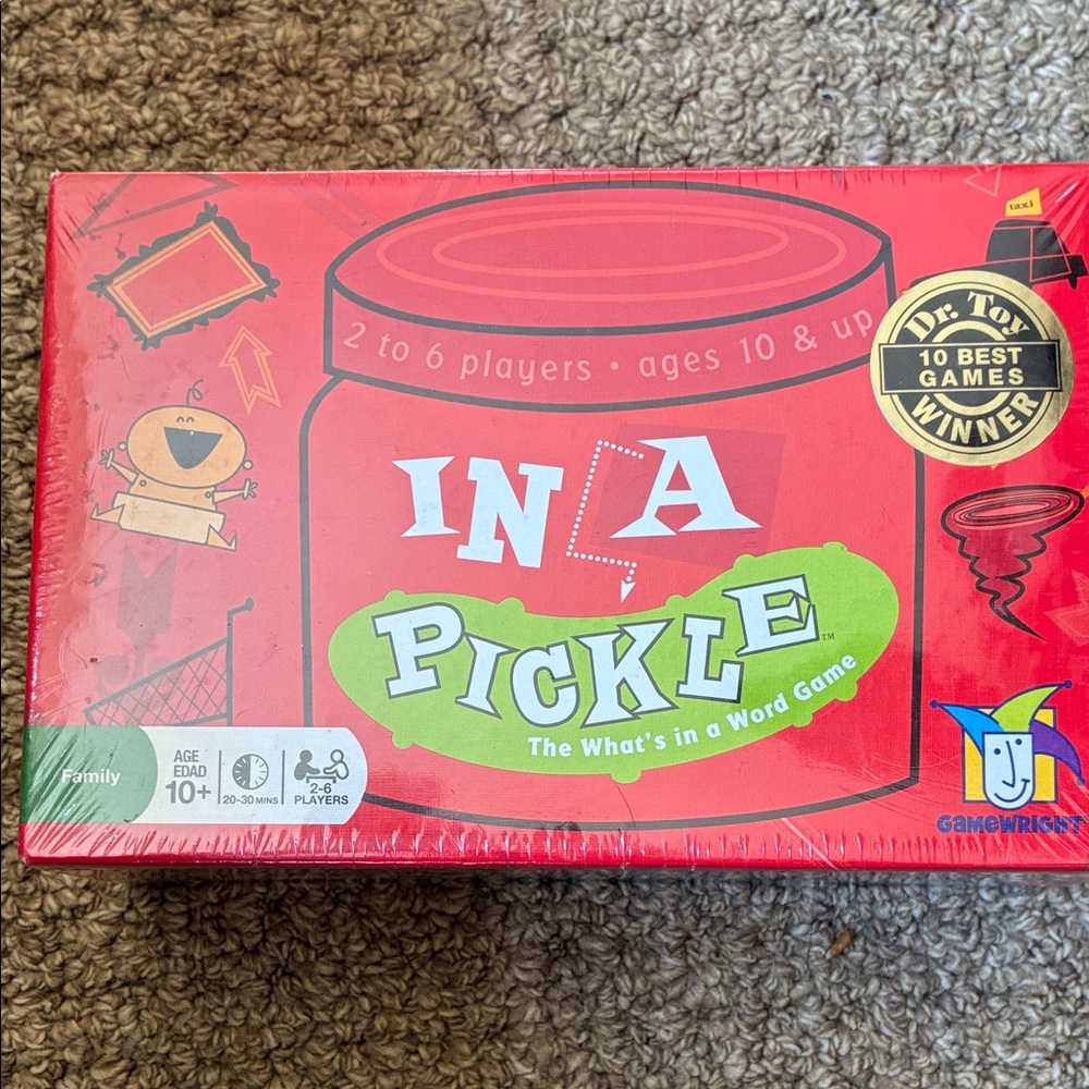 In a Pickle Word Game - Red